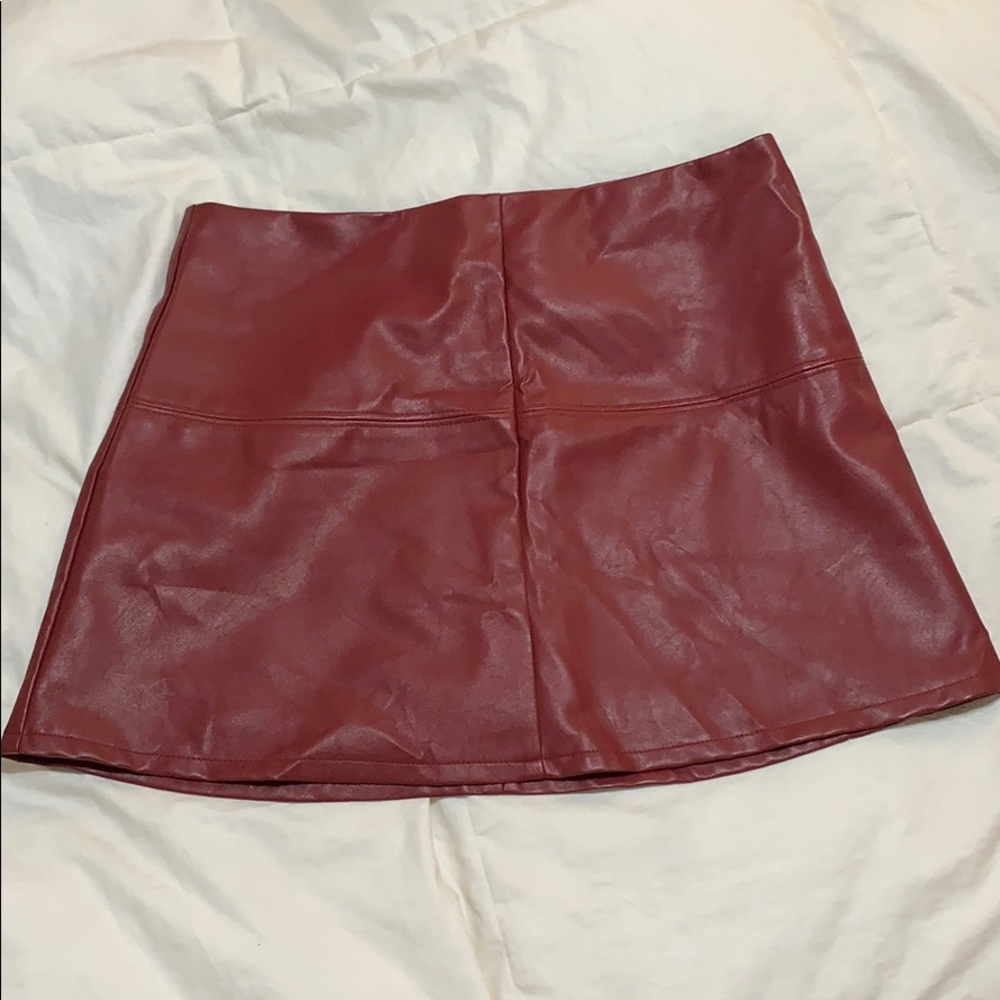 Nordstrom Faux Leather Skirt